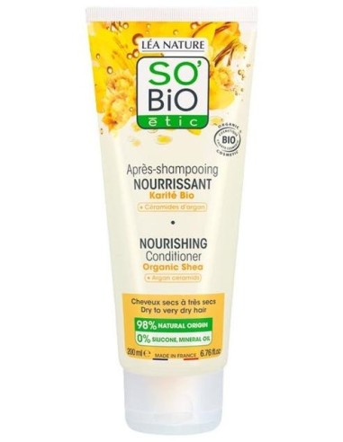 So'Bio Étic Acondicionador Nutritivo Karité-Argán 200Ml