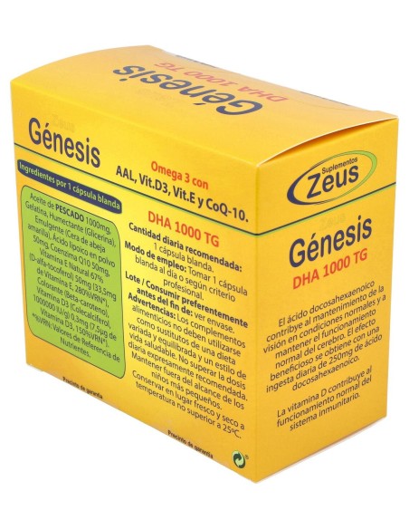Genesis Dha Tg 1000 Omega 3 120Cap.
