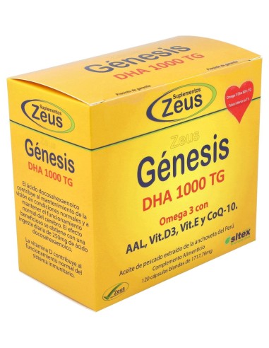 Genesis Dha Tg 1000 Omega 3 120Cap.