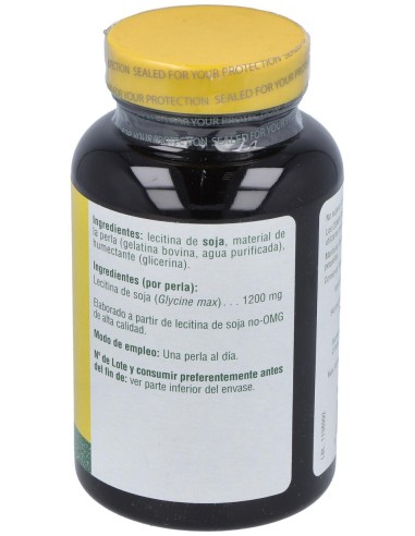 Lecitina De Soja 1200Mg. 90 Perlas
