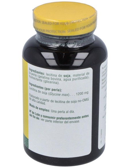 Lecitina De Soja 1200Mg. 90 Perlas