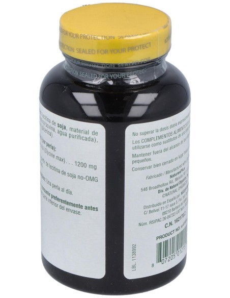 Lecitina De Soja 1200Mg. 90 Perlas
