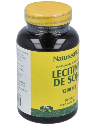 Lecitina De Soja 1200Mg. 90 Perlas