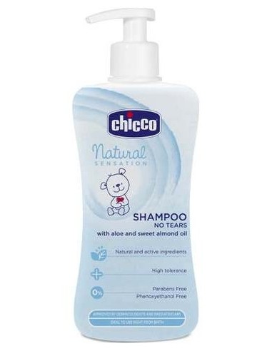 Chicco Natural Sensation Champú Sin Lágrimas, 300 Ml