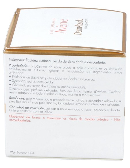 Dermabsolu Balsamo Noche Regenerador 40Ml.