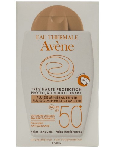 Avène Solar Fluido Mineral Color Spf50+ 40Ml