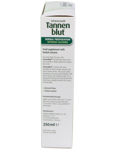 Tannenblut Bronquial Jarabe 250Ml.