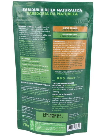 Clorella Superalimento 140Comp. Bio