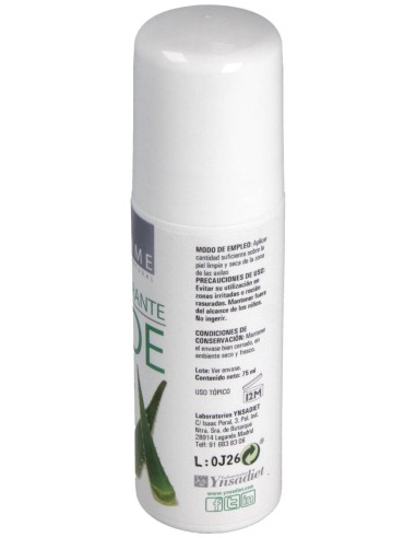 Desodorante Roll-On Aloe Vera 75Ml.