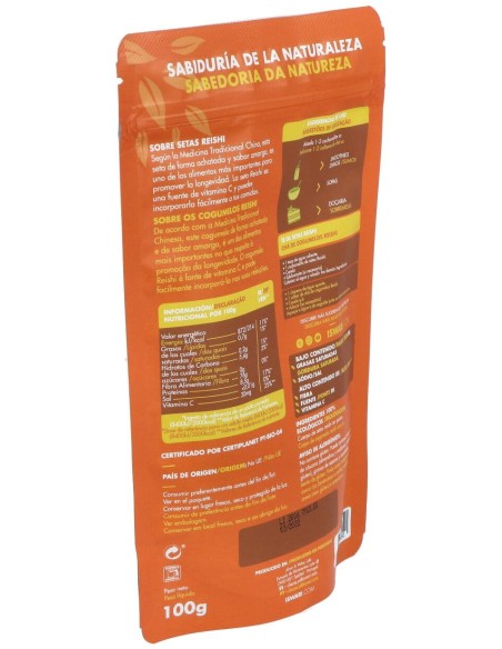 Setas Reishi Superalimento 100Gr. Bio
