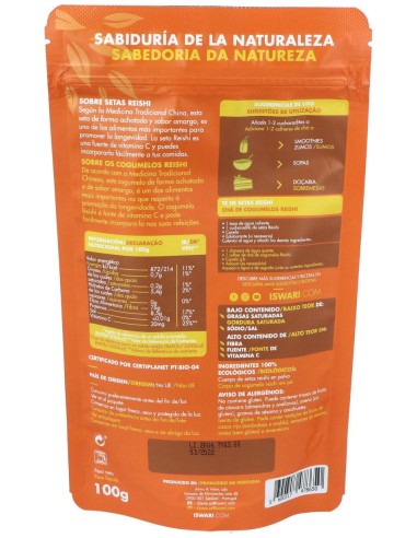Setas Reishi Superalimento 100Gr. Bio