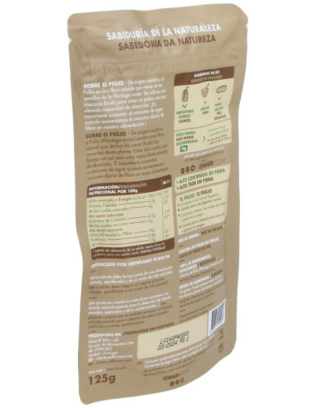 Cascara De Psyllium 125Gr. Bio