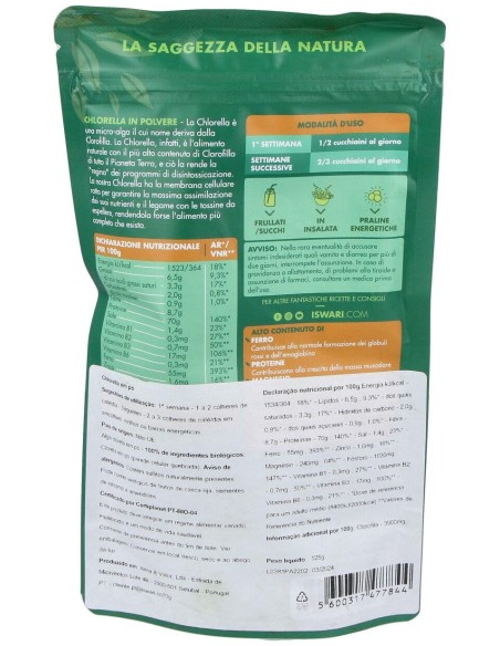 Clorella Superalimento 125Gr. Bio