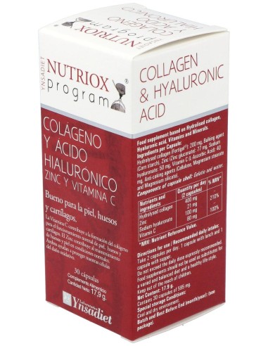 Ac. Hialuronico Y Colageno 30Cap.
