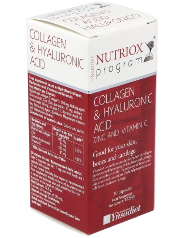 Ac. Hialuronico Y Colageno 30Cap.