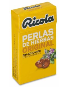 Ricola Perlas Sin Azúcar De Hierbas Suizas 25G