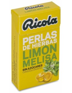 Ricola Perlas Limón-Melisa Sin Azúcares, 25 G