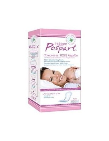 Compresa Hig Indasec Alg Post Parto Pri Dias 12Un