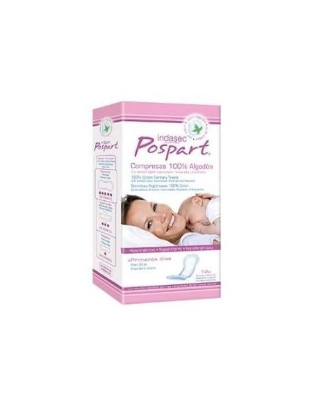 Compresa Hig Indasec Alg Post Parto Pri Dias 12Un