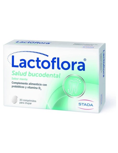Lactoflora Salud Bucodental Sabor Menta, 30 Comprimidos