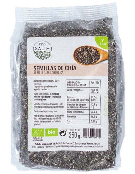 Semilla De Chia 1Kg. Bio Vegan