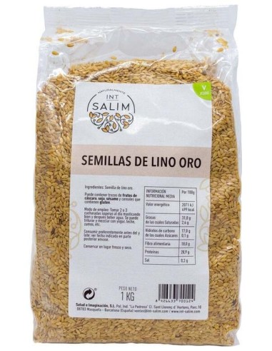 Int-Salim Semillas De Lino Dorado 1Kg