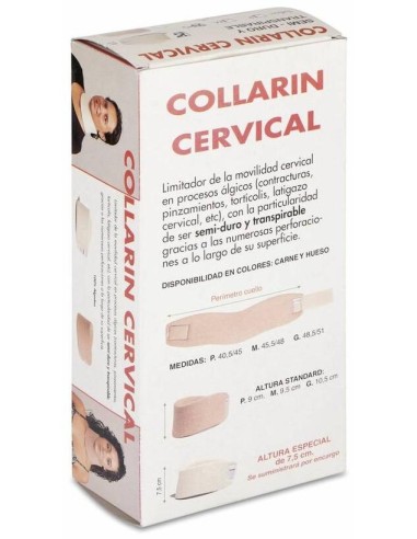 Tovipie Collar Cervical Transpirable Talla M, 1 Ud