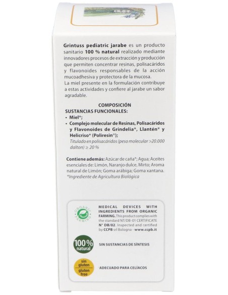 Aboca Grintuss Pediatric Tos Seca Y Productiva Jarabe 180G