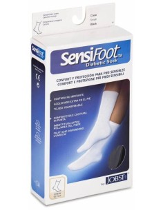 Jobst Sensifoot Calcetín Largo Negro 41-42, 2 Unidades