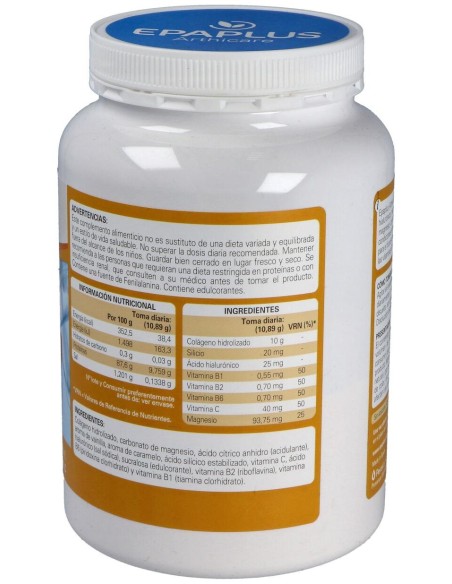 Epaplus Silicio+Colag+A.Hialur+Mg Vainilla 30Dias