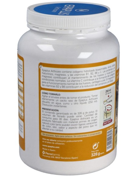 Epaplus Silicio+Colag+A.Hialur+Mg Vainilla 30Dias