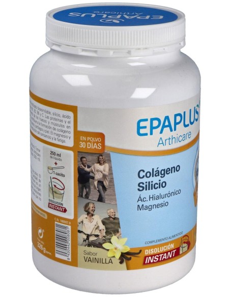 Epaplus Silicio+Colag+A.Hialur+Mg Vainilla 30Dias
