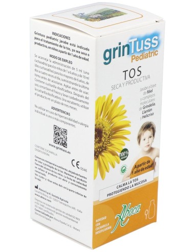 Aboca Grintuss Pediatric Tos Seca Y Productiva Jarabe 180G