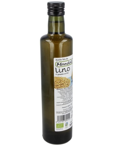 Mandole Aceite Linaza Dorado Bio 500Ml