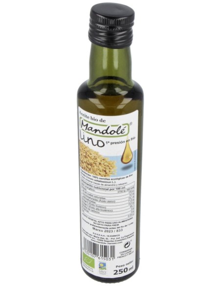 Mandole Aceite De Lino Bio 250Ml