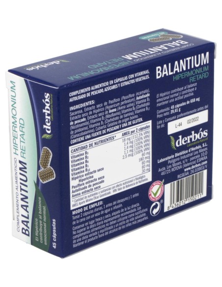 Balantium Hipermonium Retard 45Cap.