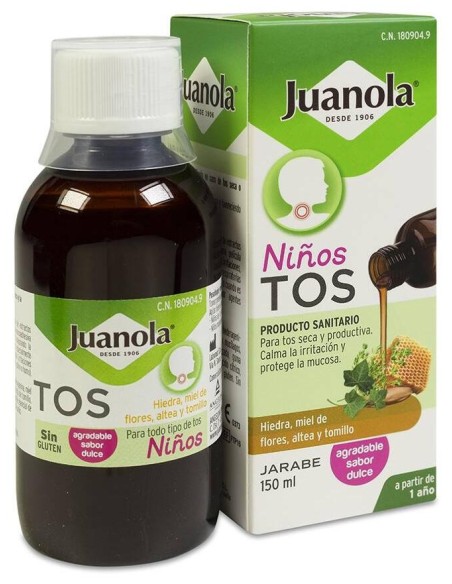 Juanola Tos Jarabe Para Niños, 150 Ml