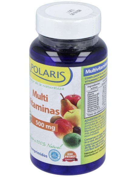 Multivitaminas 500Mg. 100Comp.