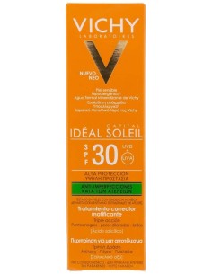 Vichy Idéal Soleil Cuidado Protector Anti-Imperfecciones 3 En 1 Spf30+ 50Ml 2