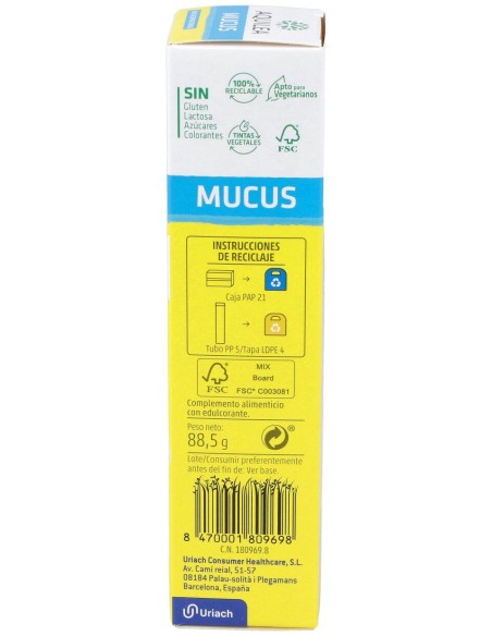 Aquilea Mucus 15 Comp Efervescentes