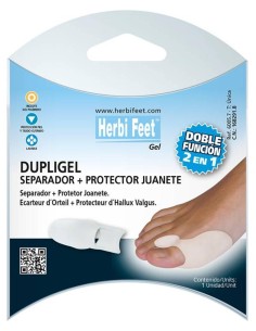 Herbifeet Dupligel Separador Protector Juanetes Talla Única 1Ud