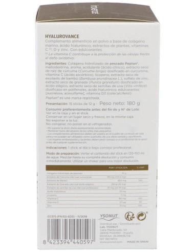 Hyalurovance 15Sticks