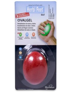 Herbi Feet Ovalgel Extra Soft Rehabilitador Rojo, 1 Ud