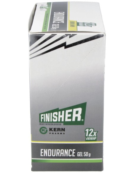 Finisher Endurance Gel Sabor Limón, 12 Uds
