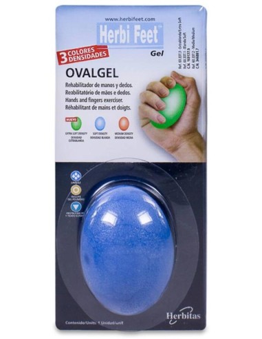 Herbi Feet Ovalgel Color Azul, 1 Ud
