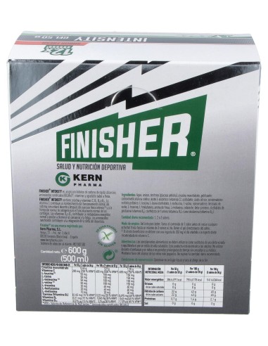 Finisher® Intensity Gel Energético Sabor Fresa 12 Sobres De 50G