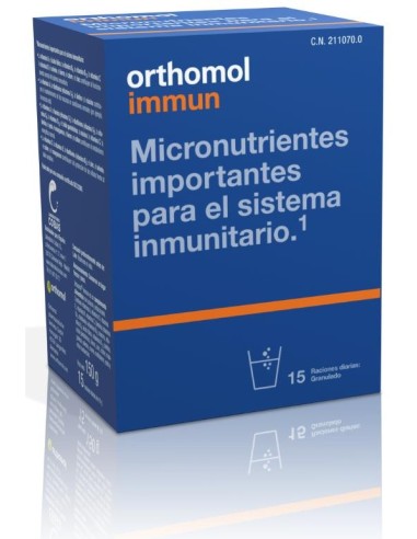Orthomol Immun 15Sbrs.Granulado