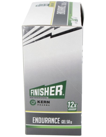Finisher Endurance Gel Sabor Limón, 12 Uds