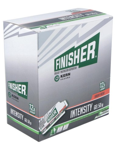 Finisher® Intensity Gel Energético Sabor Fresa 12 Sobres De 50G
