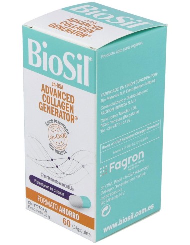 Biosil Generador De Colageno 60Cap.